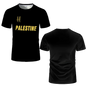Tendance d'été col rond 3D emblème national imprimé sport t-shirt mode Palestine drapeau Football Jersey décontracté Uniex t-shirts amples