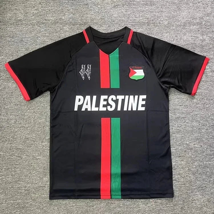 Tendance d'été col rond 3D emblème national imprimé sport t-shirt mode Palestine drapeau Football Jersey décontracté Uniex t-shirts amples