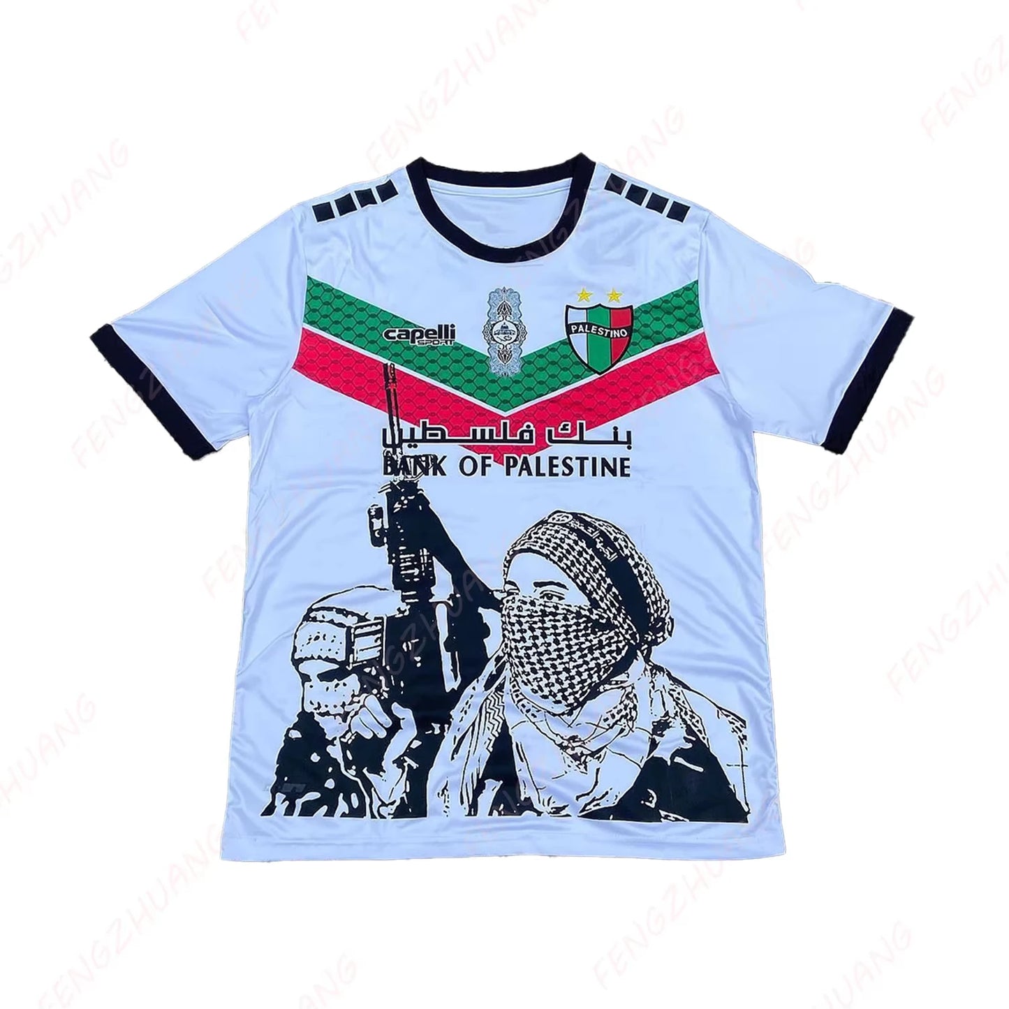 Palestino 24_25 édition spéciale maillot extérieur absorbant la sueur séchage rapide maillot de football été classique décontrac