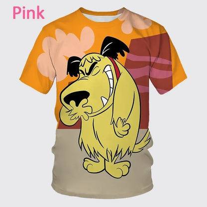 Mode d'été personnage de dessin animé impression 3D T-shirt à manches courtes pour hommes Hip-hop unisexe décontracté col rond T-shirt haut Streetwear