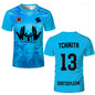 Tchikita – Maillot JUL pour hommes, respirant, à séchage rapide, pour entraînement, Football, ample, Sport, plein air, Fitness, nouvelle collection été
