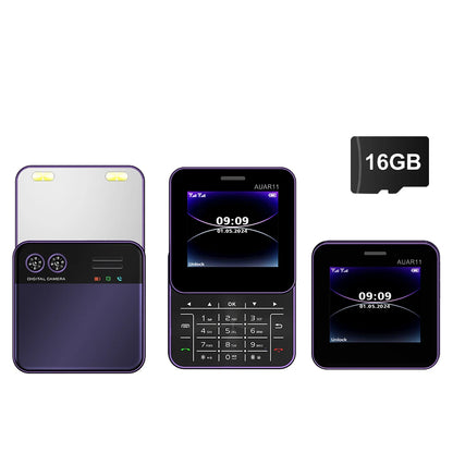 SERVO AUAR11 téléphone portable rotatif 2 SIM Torche Stadby Cadran rapide voix magique Radio FM 2G GSM 2.4 "écran coulissant petits téléphones portables