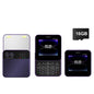 SERVO AUAR11 téléphone portable rotatif 2 SIM Torche Stadby Cadran rapide voix magique Radio FM 2G GSM 2.4 "écran coulissant petits téléphones portables