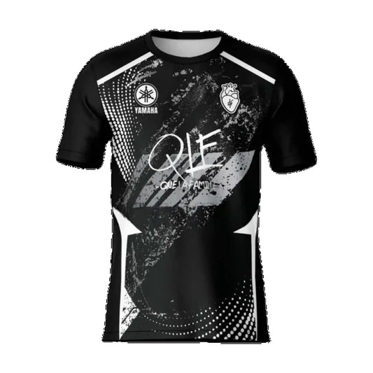 QLF noir Unisexe sport T-shirt 3D imprimé