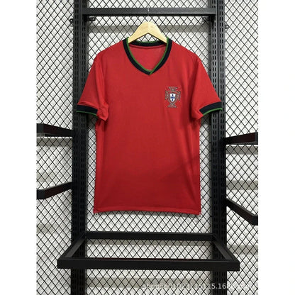 T-shirt de football 3d à séchage rapide, tenue de fan de l'équipe nationale portugaise, vêtements de sport légers, adapté au sport et au fitness