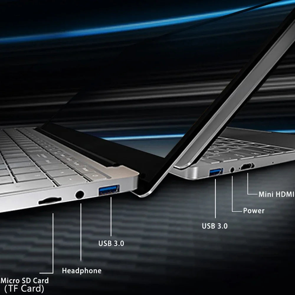 Ordinateur Portable Intel 15.6 pouces, Windows 11 10 Pro, 1920x1080, bon marché, 16 go de RAM, 128 go/256 go/512 go/1 to, SSD, Port HDMI