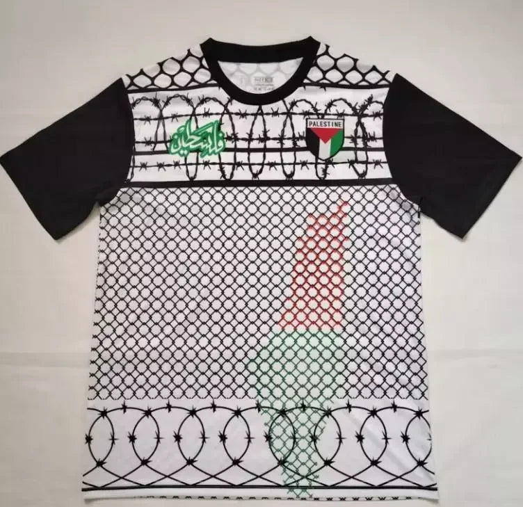 T-shirt Deportivo Palestino vert édition spéciale à manches courtes maillots de Football 3D imprimé sport enfants t-shirts