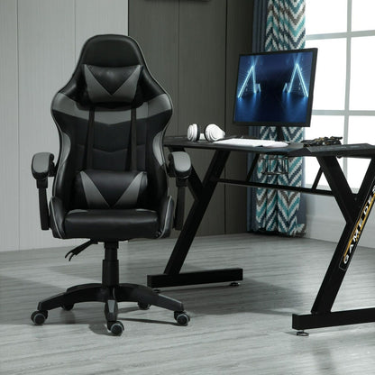 Rotatable Gaming Chair, Faux Leather, Home Office Chair, Desk Chair with Reclining Function, Model A