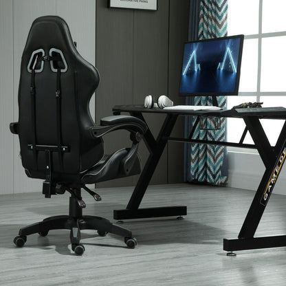 Rotatable Gaming Chair, Faux Leather, Home Office Chair, Desk Chair with Reclining Function, Model A