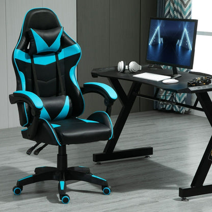 Rotatable Gaming Chair, Faux Leather, Home Office Chair, Desk Chair with Reclining Function, Model A