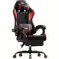 HLDIRECT Gaming Chair, Ergonomic Gaming Chair with Pocket Spring Cushion, Racing Gamer Chair with Footrest, Lumbar Support, Adjustable Office Chair 150kg Load Capacity, PC Chair, Gaming Recliner, Gaming Setup Accessories, Gam