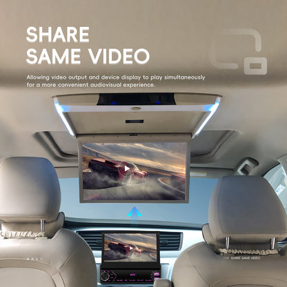 7-Inch EQ 1080P HD Retractable Display Car Stereo with microphones(free), Mirror Link, USB & AUX Inputs, FM Radio, SWC Colorful Backlight Calendar Viewing Calculator Car MP5 Car Multimedia Player Autoradio Connection Manual T