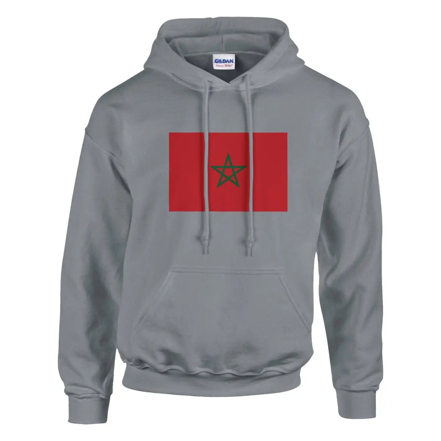 Sweat à capuche Drapeau du Maroc-2