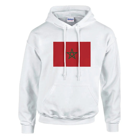 Sweat à capuche Drapeau du Maroc-0