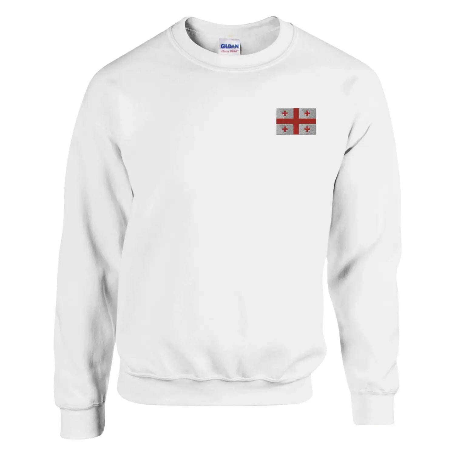 Sweat-shirt Drapeau de la Géorgie en broderie-0