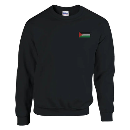 Sweat-shirt Drapeau de la Palestine en broderie-2