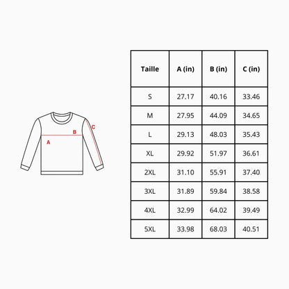 Sweat-shirt Drapeau de la Palestine en broderie-4
