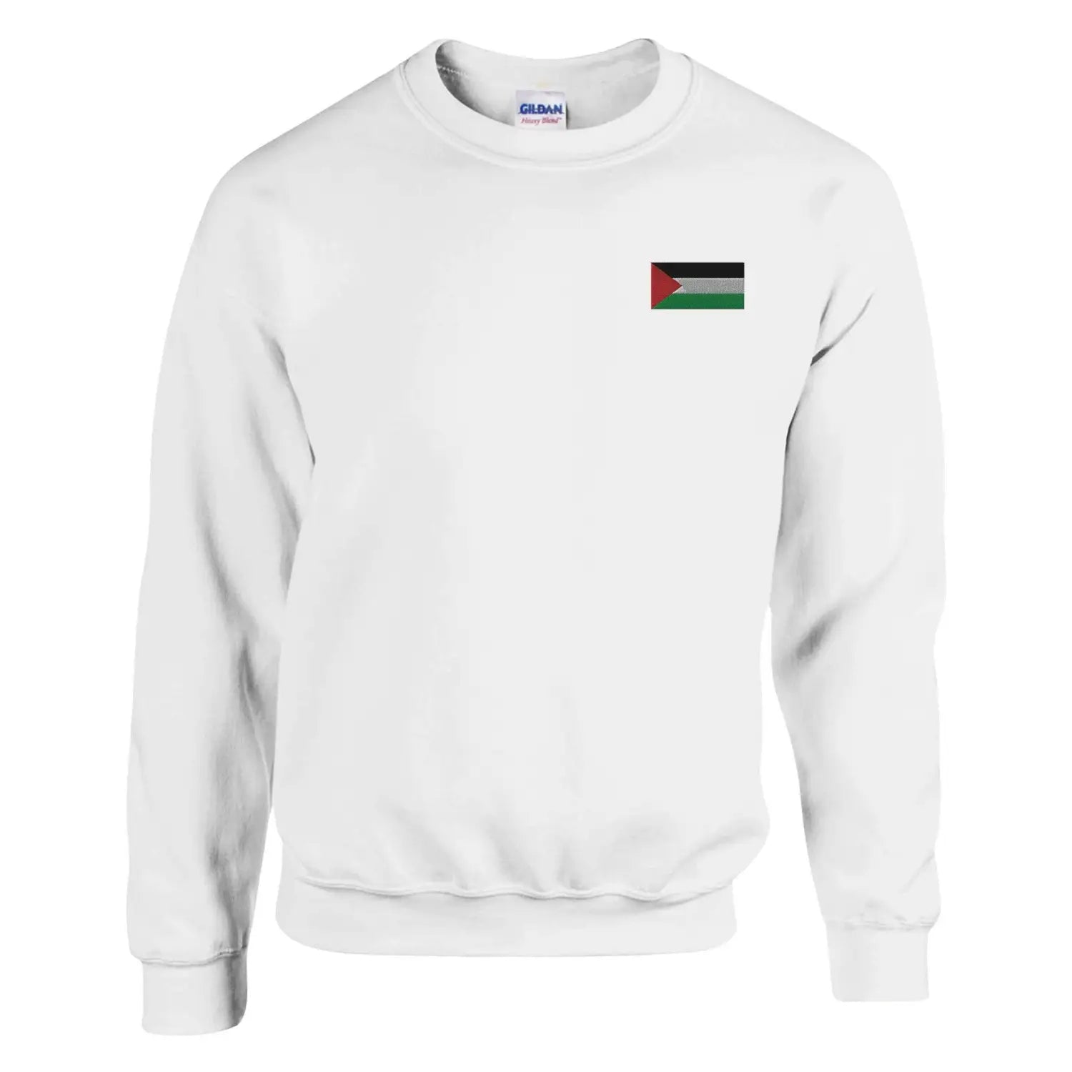 Sweat-shirt Drapeau de la Palestine en broderie-0