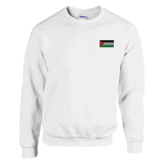 Sweat-shirt Drapeau de la Palestine en broderie-0