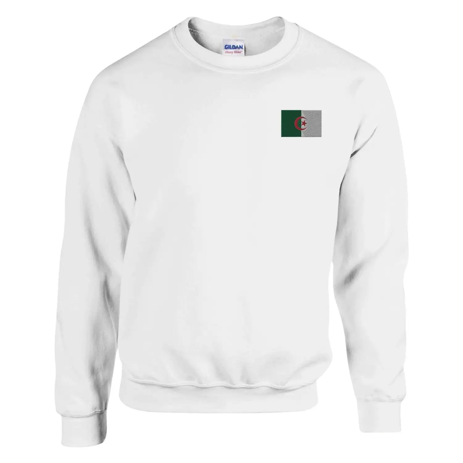 Sweat-shirt Drapeau de l'Algérie en broderie-0