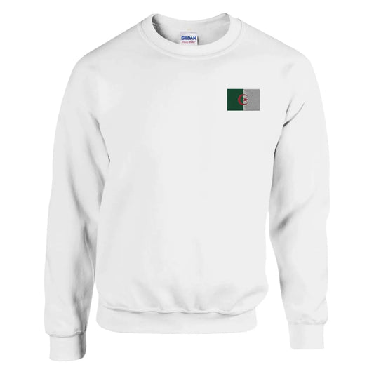 Sweat-shirt Drapeau de l'Algérie en broderie-0