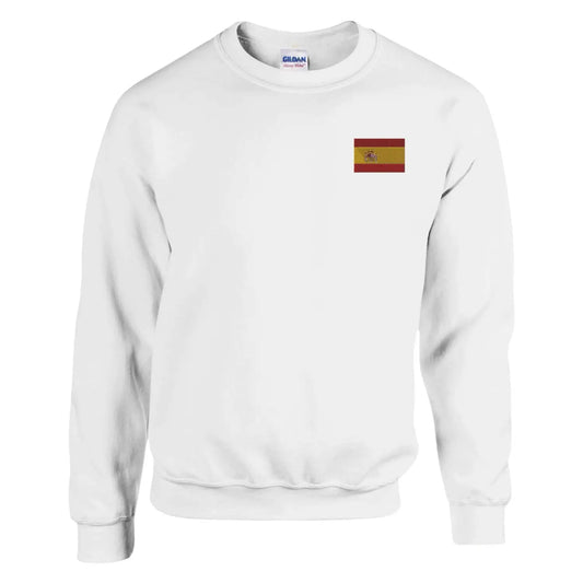 Sweat-shirt Drapeau de l'Espagne en broderie-0